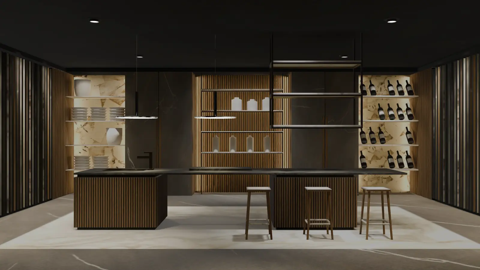 Home interiors — interior walk-through still